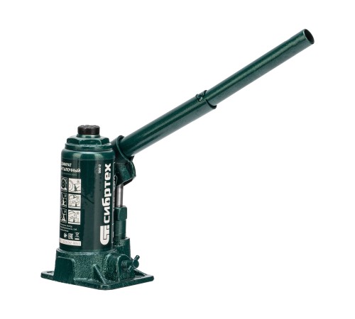 Домкрат гидравлический бутылочный, 2 т, 150-280 мм, в пласт. кейсе Сибртех Домкрат гидравлический бутылочный, 2 т, 150-280 мм, в пласт. кейсе Сибртех