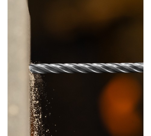 Бур по бетону, цельная крестовая пластина, 6x215 мм, SDS PLUS Denzel