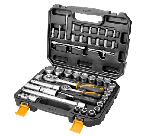 Набор инструментов 45 предметов, универсальный TOLSEN TT15142