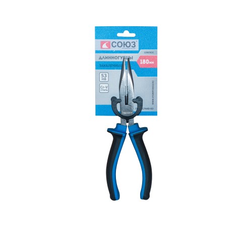 Длинногубцы, 180мм, шлифованные, СОЮЗ