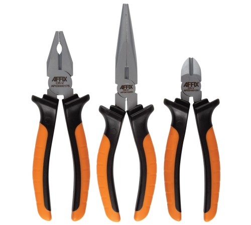 Набор пассатижей и бокорезов, 3 предмета AFFIX AF033CC