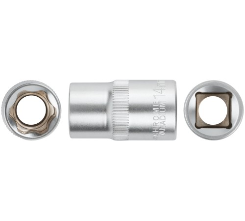 Головка 6-гранная CrV  1/2"  14 мм FIT IT