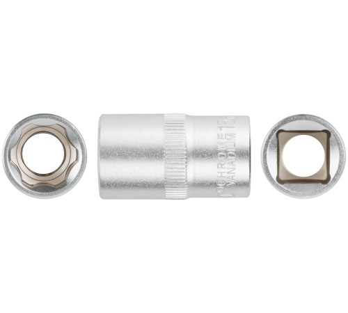 Головка 6-гранная CrV  1/2"  15 мм FIT IT Головка 6-гранная CrV  1/2"  15 мм FIT IT
