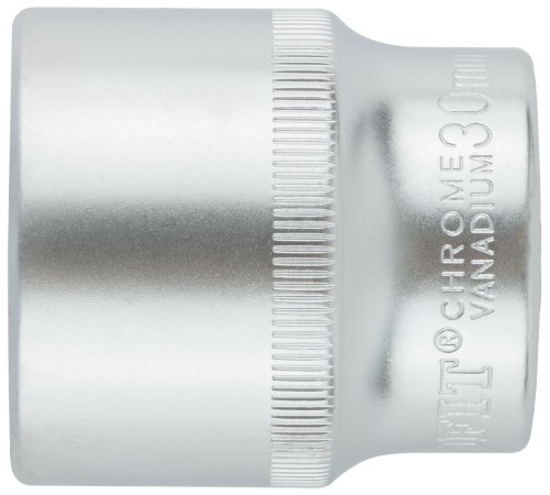 Головка 6-гранная CrV  1/2"  30 мм FIT IT Головка 6-гранная CrV  1/2"  30 мм FIT IT