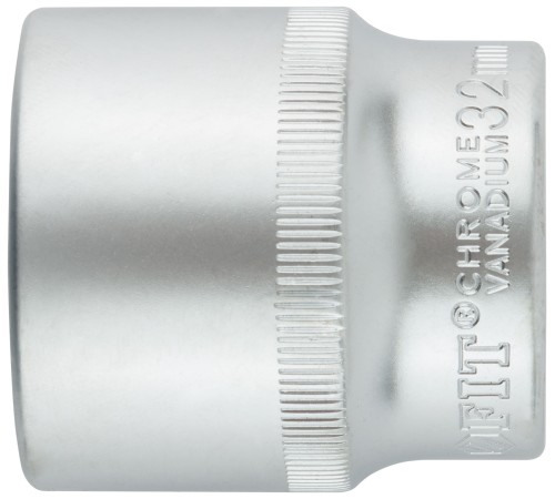 Головка 6-гранная CrV  1/2"  32 мм FIT IT