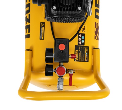 Компрессор безмасл. малошумный DLP-1500/50, 1,5 кВт,50 л, 2850 об/мин, 250 л/мин Denzel