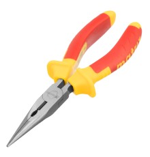Длинногубцы прямые Insulated, 160 мм, двухкомпонентные рукоятки Matrix Professional Длинногубцы прямые Insulated, 160 мм, двухкомпонентные рукоятки Matrix Professional