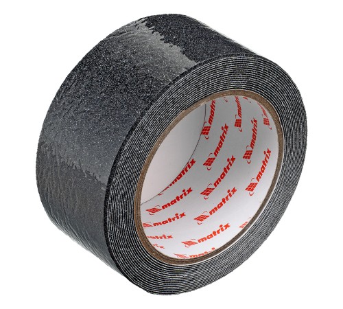 Лента клейкая противоскользящая, черная 50 мм x 5 м Matrix