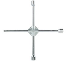 Ключ балонный крест усиленный 17х19х21 мм + 1/2", длина 400 мм FIT IT