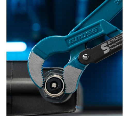 Ключ трубный рычажный 1, №1, цельнокованый, CrV, тип 