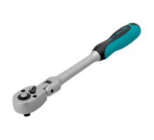 Ключ-трещотка шарнирный 1/4", СrV, 72 зуба, с быстрым сбросом, матовый хром Stels Ключ-трещотка шарнирный 1/4", СrV, 72 зуба, с быстрым сбросом, матовый хром Stels