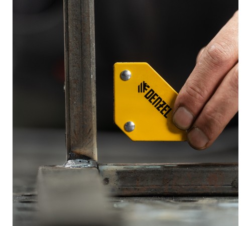 Набор из 4 магнитных фиксаторов для сварочных работ Denzel