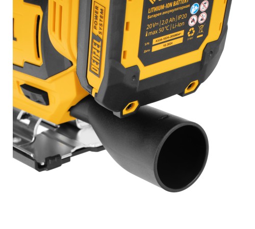 Лобзик аккумуляторный CJH-20-80, Li-Ion, 20 В// Denzel