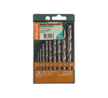 Набор сверл ПО МЕТАЛЛУ 10 шт (1.2.3.4.5.6.7.8.9.10 мм) Sturm!