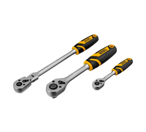 Набор инструментов, 1/2", 1/4", 3/8", CrV, S2, пластиковый кейс, 144 предмета Denzel