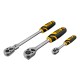 Набор инструментов, 1/2", 1/4", 3/8", CrV, S2, пластиковый кейс, 144 предмета Denzel