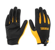 Перчатки универсальные на липучке, размер 9 Denzel