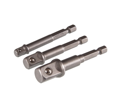 Набор переходников 1/4">1/4", 3/8", 1/2", 3 предмета TOLSEN TT77864 Набор переходников 1/4">1/4", 3/8", 1/2", 3 предмета TOLSEN TT77864