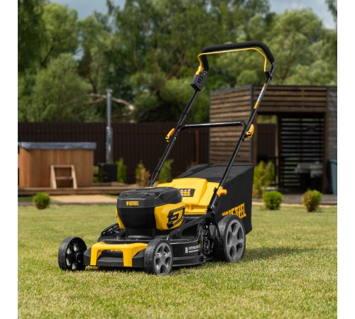 Газонокосилка аккумуляторная бесщет. DLM-460, 460 мм, травосб. 65 л., Li-Ion, 40 В Denzel