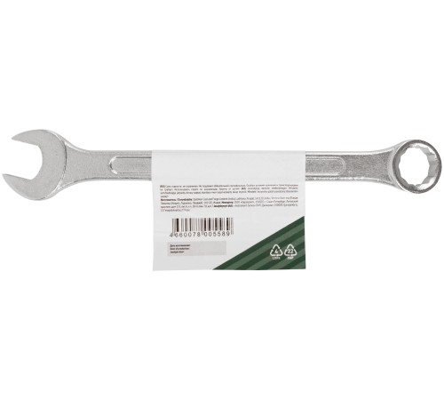 Ключ комбинированный "Хард", хромированное покрытие 16 мм FIT IT Ключ комбинированный "Хард", хромированное покрытие 16 мм FIT IT