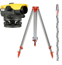 Комплект оптический нивелир Leica NA 320 с поверкой штатив рейка - 3 в 1 Комплект оптический нивелир Leica NA 320 с поверкой штатив рейка - 3 в 1