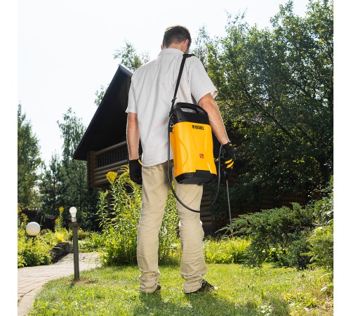 Опрыскиватель аккумуляторный D-8LI, 8 л, 12 В, 2 Ач Denzel