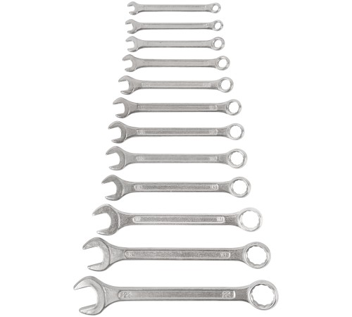 Ключи комбинированные в пластиковом держателе, набор 12 шт. ( 6-22 мм ) КУРС