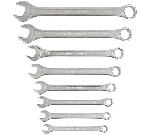 Ключи комбинированные в пластиковом держателе "Хард", набор  8 шт. ( 8-19 мм ) FIT IT