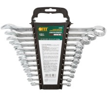 Ключи комбинированные в пластиковом держателе "Хард", набор 12 шт. ( 6-22 мм ) FIT IT