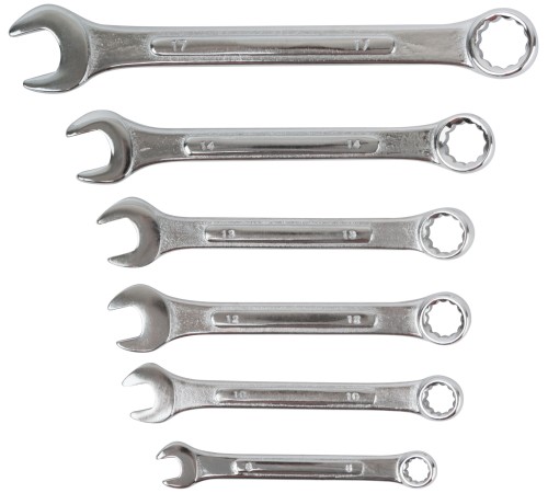 Ключи комбинированные в пластиковом держателе "Модерн", набор 6 шт. ( 8-17 мм ) FIT IT Ключи комбинированные в пластиковом держателе "Модерн", набор 6 шт. ( 8-17 мм ) FIT IT