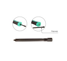 Кернер 80мм, CrV сталь, резьба 7мм, оксидированный, серия Кулибин, Sturm!