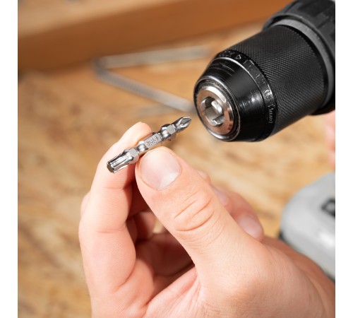 Набор бит двухстор., PH2-T30х45мм, PZ2-H4х45мм, сталь S2, 2 шт. Gross