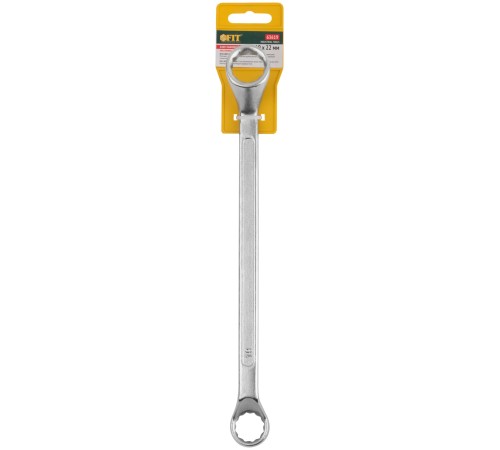 Ключ накидной "Хард", хромированное покрытие 19х22 мм FIT IT Ключ накидной "Хард", хромированное покрытие 19х22 мм FIT IT