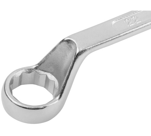 Ключ накидной "Хард", хромированное покрытие 19х22 мм FIT IT Ключ накидной "Хард", хромированное покрытие 19х22 мм FIT IT