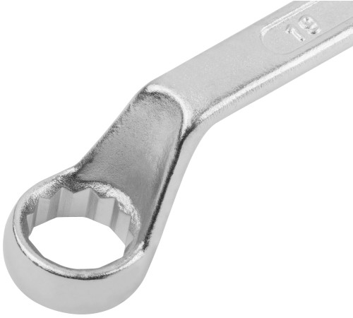 Ключ накидной "Хард", хромированное покрытие 19х22 мм FIT IT Ключ накидной "Хард", хромированное покрытие 19х22 мм FIT IT