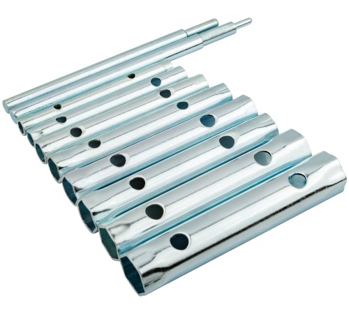 Ключи трубчатые, набор 10 шт. ( 6-22 мм ) КУРС Ключи трубчатые, набор 10 шт. ( 6-22 мм ) КУРС