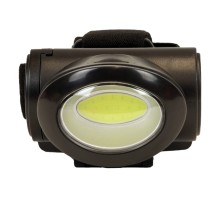 Фонарь налобный, COB светодиод, 3 режима, 140лм, Sturm!