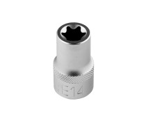 Головка торцевая 1/2, Е14, CrV Stels