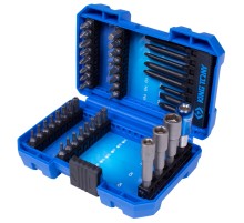 Набор вставок (бит) 1/4", PH, PZ, Hex, Torx, Slotted, 44 предмета KING TONY 1044MR