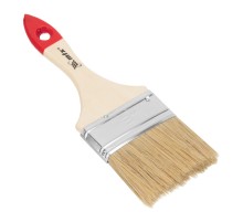 Кисть плоская "Стандарт" 3" (75 мм) натуральная щетина, деревянная ручка MTX