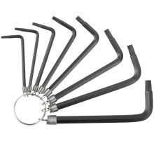 Ключи TORX 8 шт. CrV Т9-Т40 на кольце FIT IT
