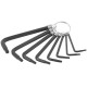 Ключи TORX 8 шт. CrV Т9-Т40 на кольце FIT IT