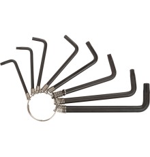 Ключи TORX 8 шт. Т9-Т40 на кольце КУРС