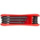 Ключи TORX 8 шт. CrV Т9-Т40 складные, пластиковый держатель FIT IT