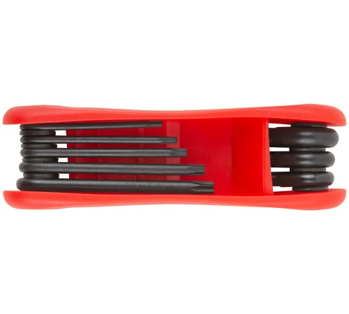 Ключи TORX 8 шт. CrV Т9-Т40 складные, пластиковый держатель FIT IT Ключи TORX 8 шт. CrV Т9-Т40 складные, пластиковый держатель FIT IT