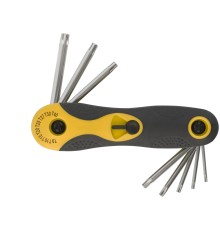 Ключи TORX CrV 8 шт. (T9-T40) складные FIT IT Ключи TORX CrV 8 шт. (T9-T40) складные FIT IT