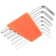 Ключи шестигранные HEX CrV 7 шт.( 0,7-3,0 мм ),пластиковый держатель FIT IT