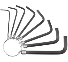 Ключи шестигранные HEX на кольце 8 шт.( 1,5-6 мм ) FIT DIY Ключи шестигранные HEX на кольце 8 шт.( 1,5-6 мм ) FIT DIY