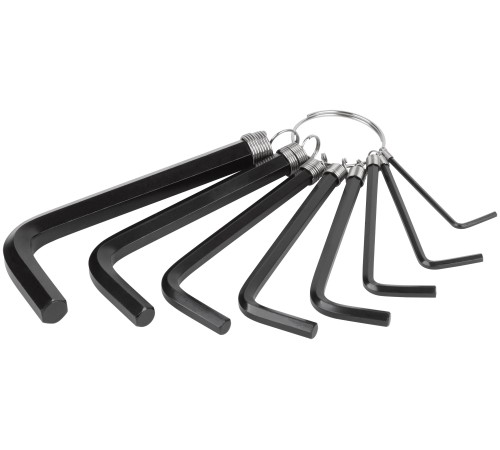 Ключи шестигранные HEX на кольце 8 шт.( 2-10 мм ) FIT DIY Ключи шестигранные HEX на кольце 8 шт.( 2-10 мм ) FIT DIY
