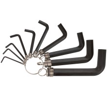 Ключи шестигранные HEX на кольце 10 шт.( 2-14 мм ) КУРС